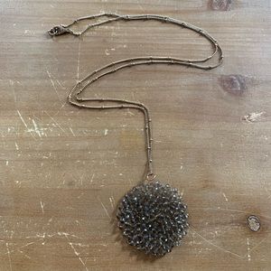 Beaded circle necklace